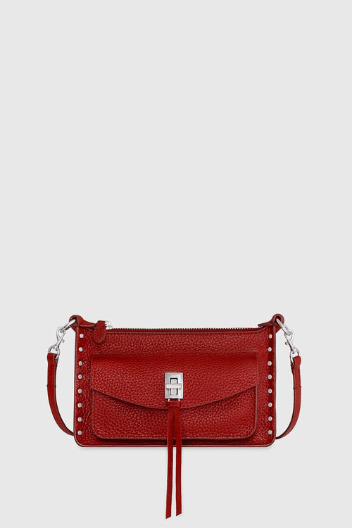 Darren Mini Top Zip Crossbody Bag In Siren