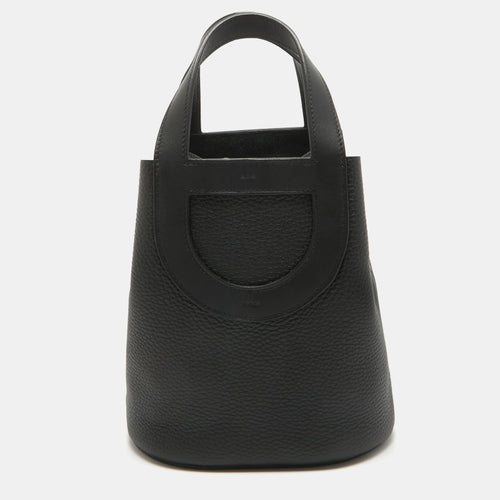 Noir Taurillon Clemence and Swift Leather In The Loop 18 Bag