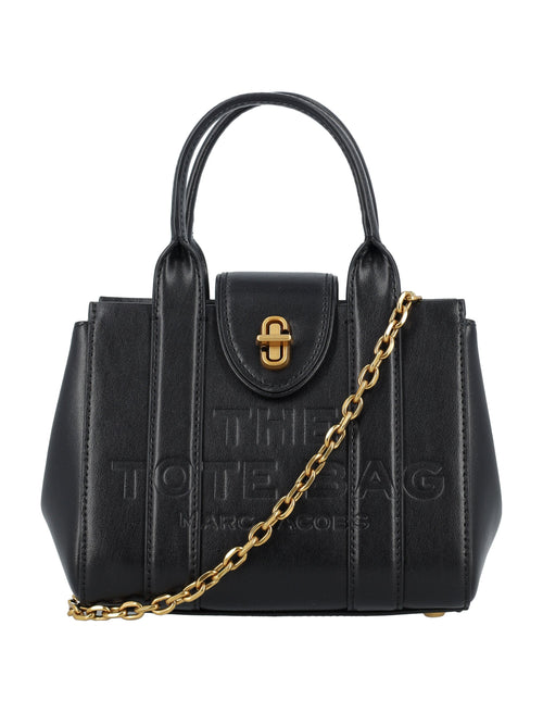 Women's The Turnlock Crossbody Tote Bag in Black | 24A2F4HCR015H04 Color 001