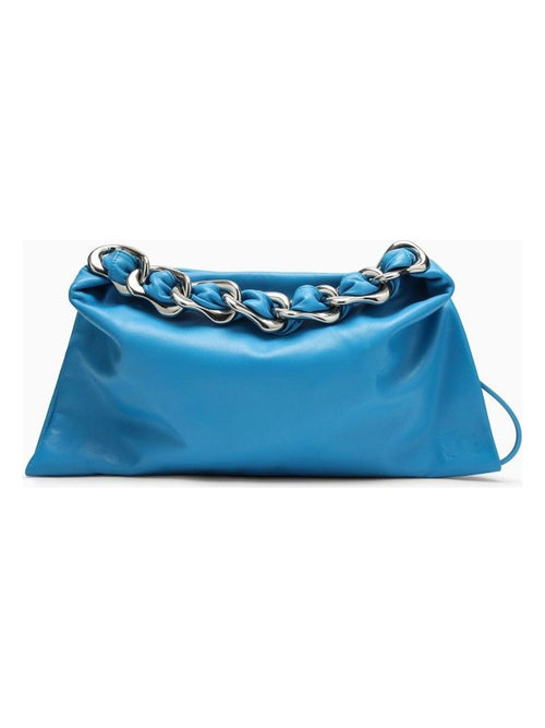 Women's Medium Turquoise Leather Swan Bag in Light Blue | 8086427139456