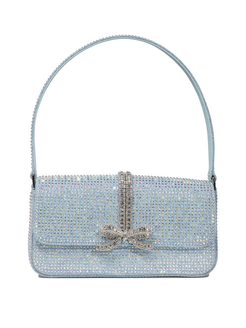 Women's Rhinestone Denim Shoulder Bag in Light Blue | PF24 Color 312 Color MUBLUE