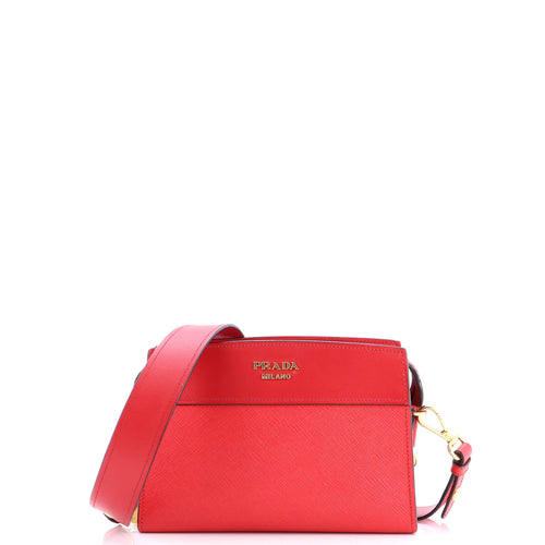 PRADA Esplanade Crossbody Bag Saffiano with City Calf Small