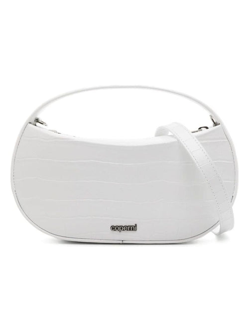 Women's Swipe Sound Mini Crocodile Effect Handbag in White | Size UNI | BA72BIS838BWHITE