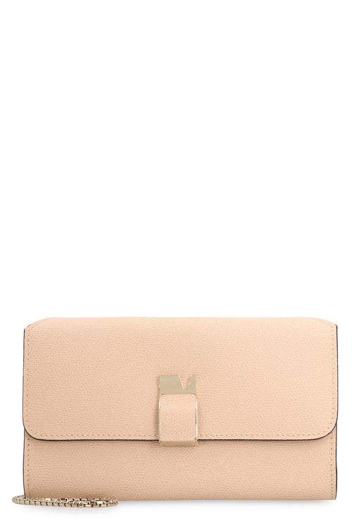 Women's Nolo Leather Clutch in Pale Pink | SGNL0055028LOCPL99 Color PC