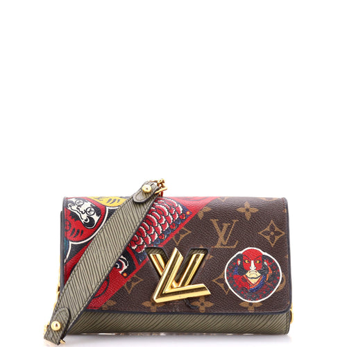 Twist Chain Wallet Limited Edition Kabuki Stickers Monogram Canvas