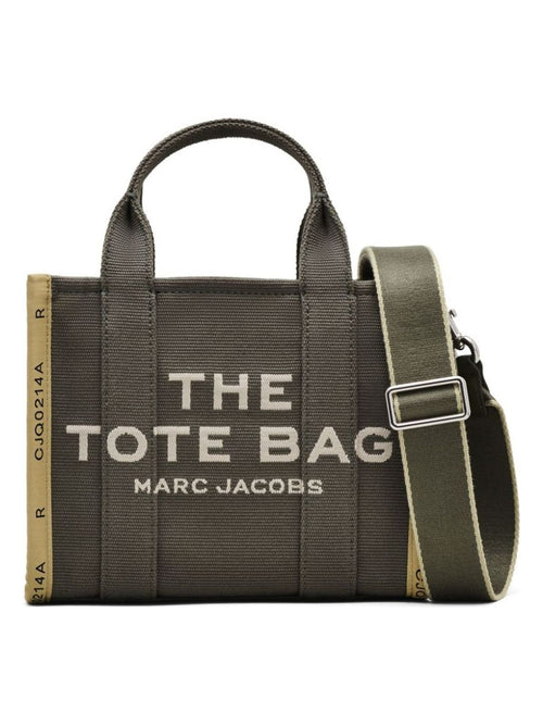 Women's The Jacquard Small Tote Bag in Green | Size UNICA | M0017025