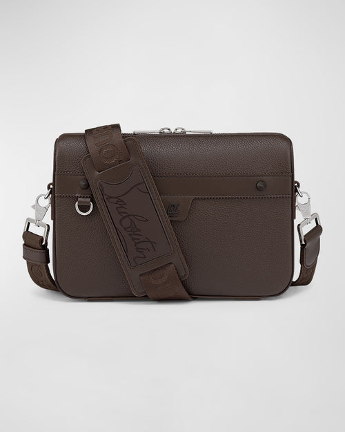 Men's Ruisbuddy Calf Empire Gomme Leather Crossbody Bag