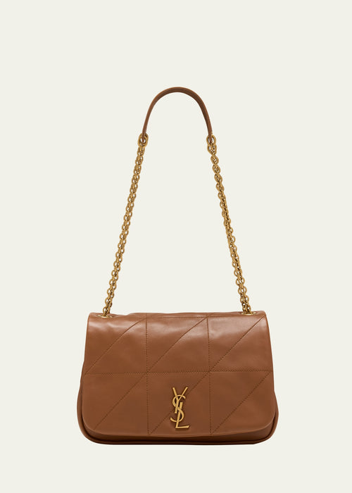 Jamie 4.3 Small YSL Shoulder Bag in Quilted Smooth Leather