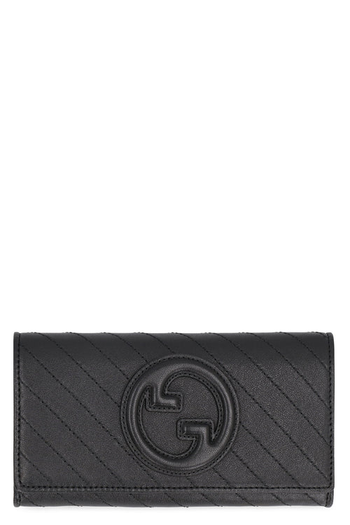 Women's Blondie Continental Wallet In Leather in Black | 760302AACP7 Color 1000