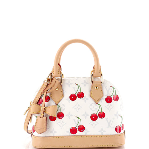 x Takashi Murakami Alma Handbag Limited Edition Monogram Cerises BB