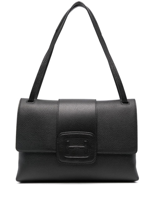 Women's H-Bag Medium Leather Crossbody Bag in Black | Size UNI | KBW01M013006LTB999