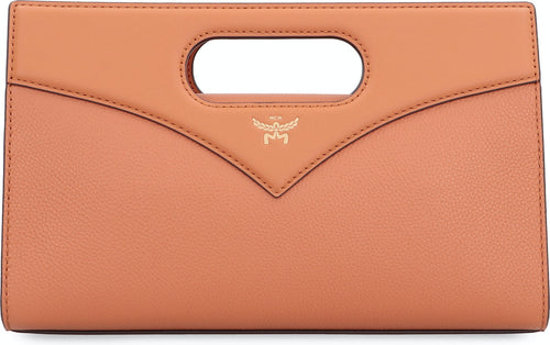 Women's Diamond Leather Mini Tote - Brown in Saddle Brown | MWRESAK03 Color CO