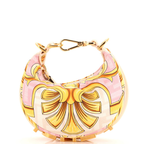 FENDI x Versace Fendace Fendigraphy Bag Printed Zucca Silk Nano