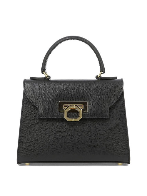 Women's Erika Handbag in Black | 17177 Color ERIKAPALMELLATO Color NERO