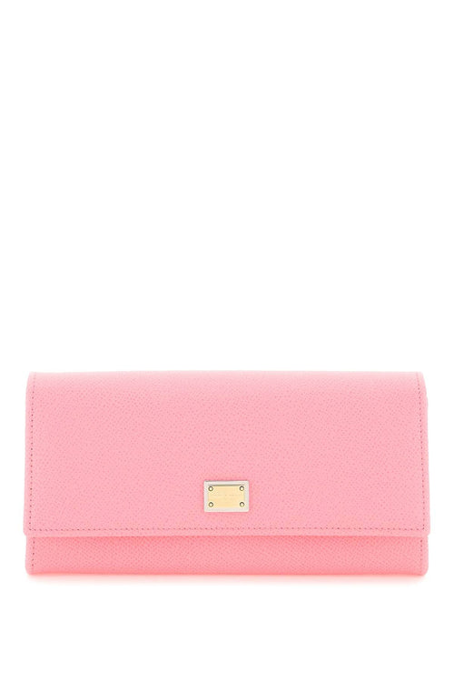 Women's Logo Plaque Wallet in Pink & Purple | Size UNICA | BI0087A1001