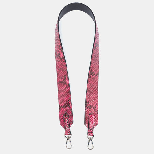 Fuchsia Python Bandoulière Shoulder Bag Strap