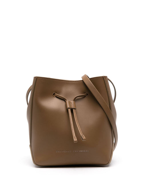 Women's Leather Shoulder Bag in Brown | Size UNI | MBHED2601PC8780