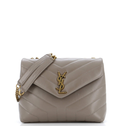 Loulou Shoulder Bag Matelasse Chevron Leather Small