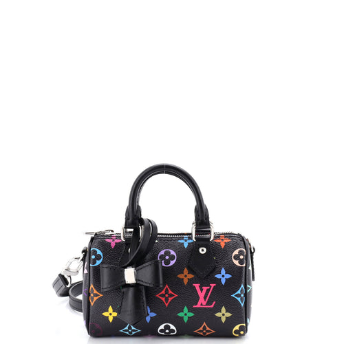 x Takashi Murakami Speedy Bandouliere NM Bag Monogram Multicolor Nano