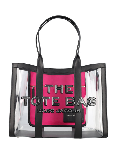 Women's The Clear Large Tote Bag in Black | 24A2P4HTT045H03 Color 001