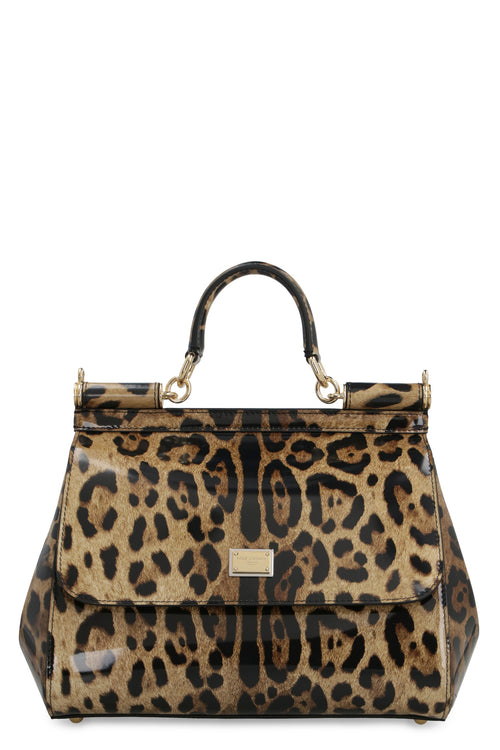 Women's Kim Dolce&gabbana - Sicily Leather Handbag in Animalier | BB6002AM568 Color HA93M