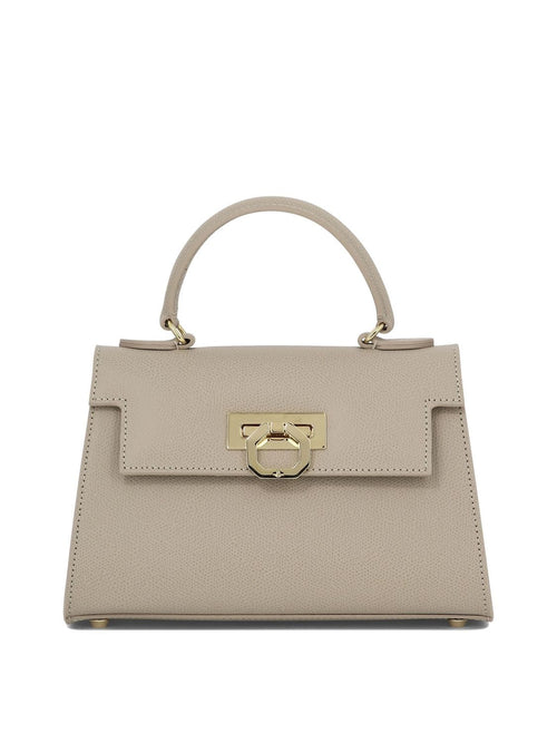 Women's Greta Handbag in Beige | 14757 Color GRETAPALMELLATO Color TAUPE