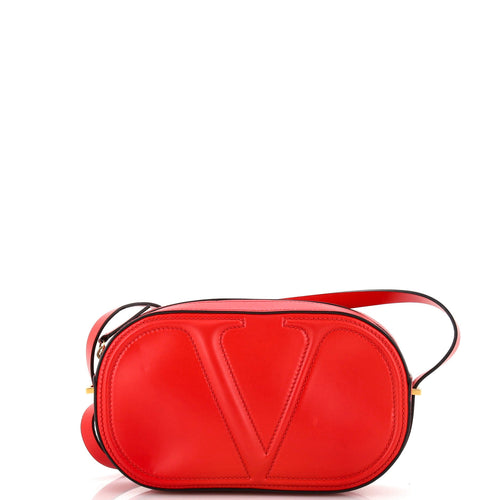 VALENTINO GARAVANI VLogo Walk Crossbody Bag Leather