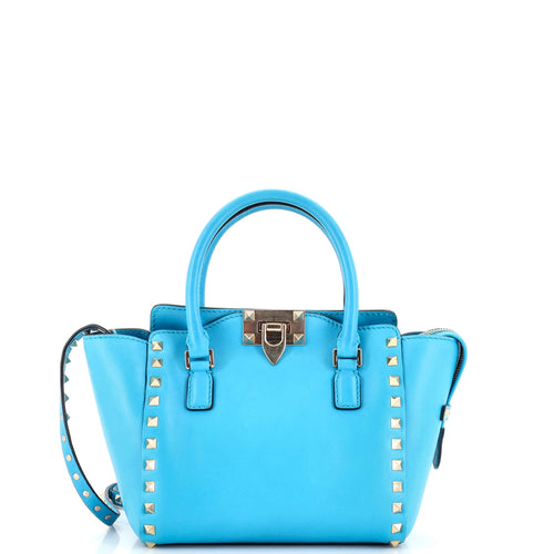 VALENTINO GARAVANI Rockstud Tote Rigid Leather Mini