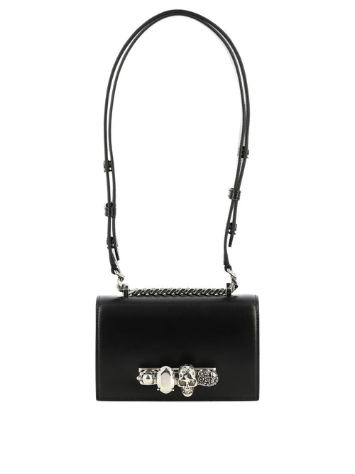 Women's The Biker Mini Jewelled Bag in Black | 7565211BLCM1000