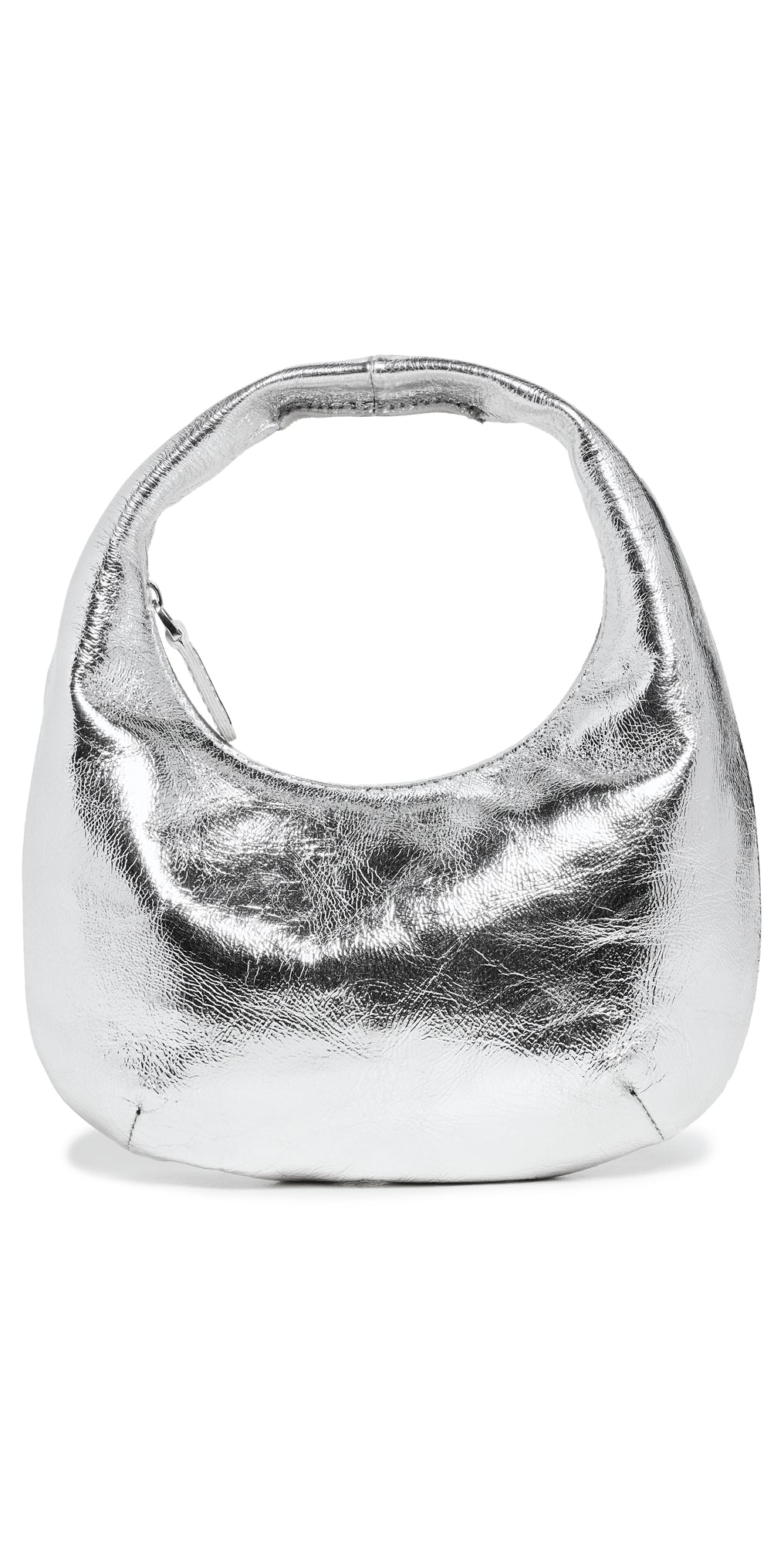 Madewell Micro Hobo Bag Bright Silver One Size