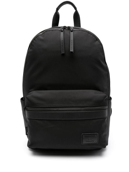 Men's Canvas Backpack With Logo in Black | Size UNI | BLADE Color 2121