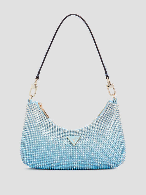 Zalina Ombre Rhinestone Mini Shoulder Bag