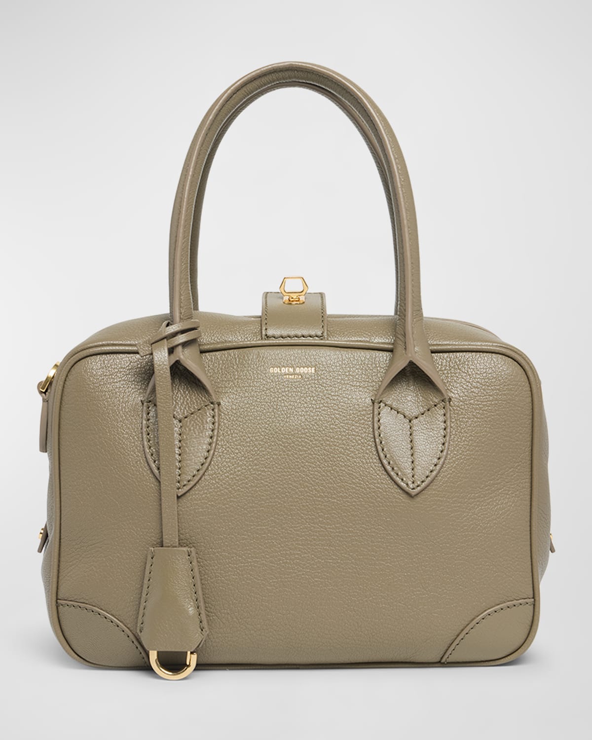 Golden Goose Vita Zip Goat Leather Top-Handle Bag