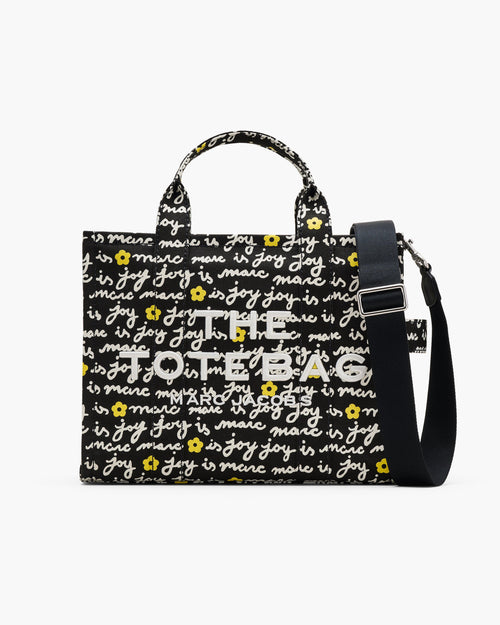 Marc Jacobs The Joy Canvas Medium Tote Bag in Black Multi