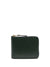 Women's Luxury Leather Zip Wallet in Green | Size UNICA | SA7100