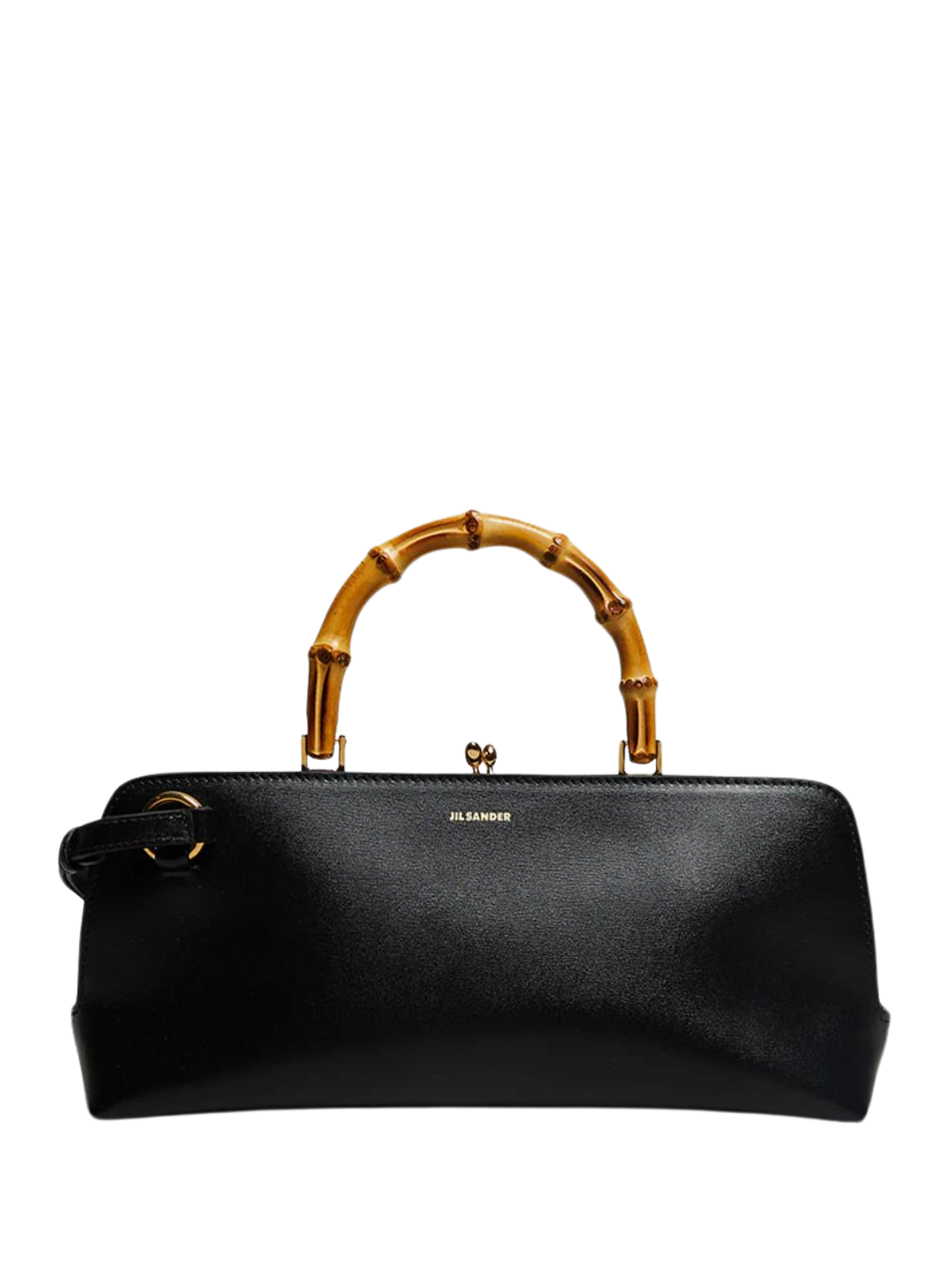 Jil Sander Women's Small Goji Bamboo Bag in Nero | J07ZH0042P4866