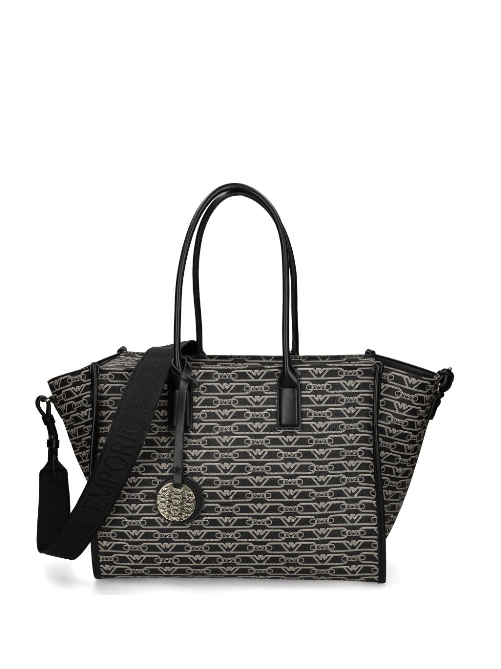 Emporio Armani Women's Myea Medium Tote Bag in Black | Size UNI | EW000370AF11951FC033