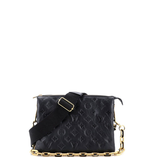 Coussin Bag Monogram Embossed Lambskin PM