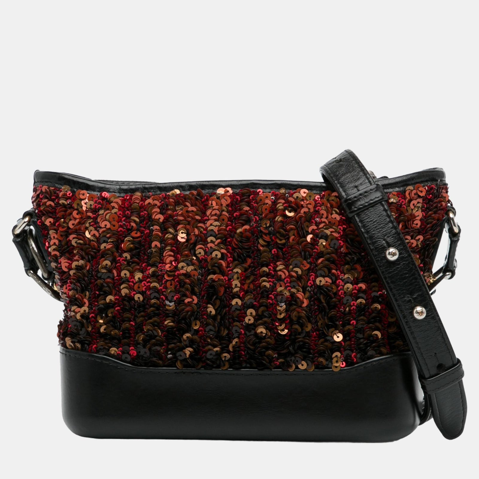 Chanel Black Small Sequin Gabrielle Crossbody