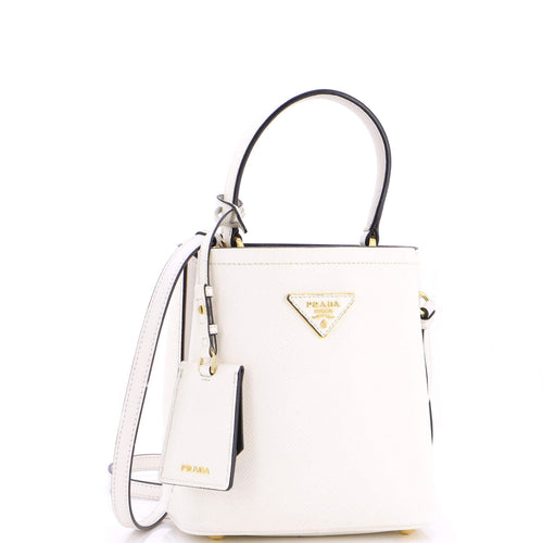 PRADA Panier Bucket Bag Saffiano Leather Small