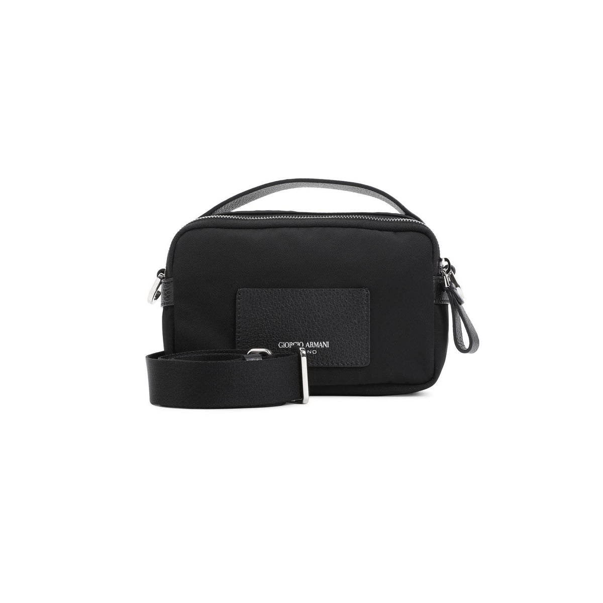 Giorgio Armani Men's Box Bag in Black | Size UNICA | Y2R693Y752E