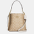 Beige Canvas Bucket Bag