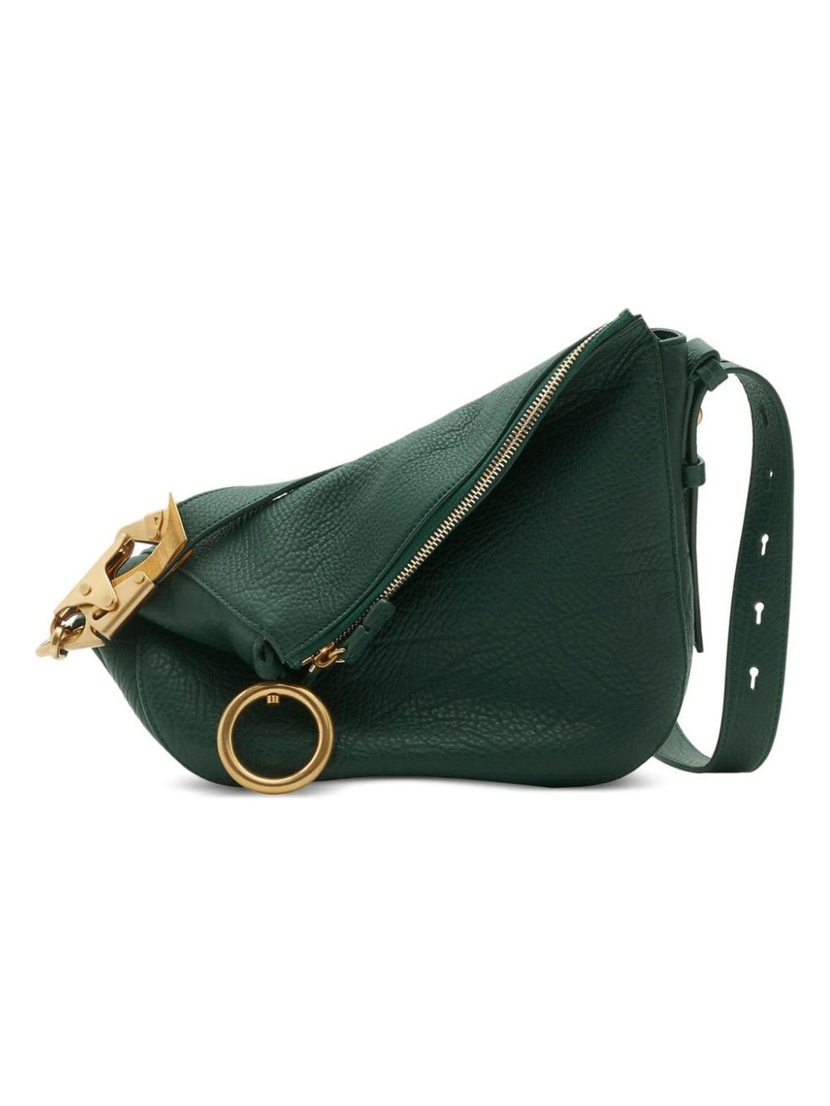 Burberry Women's Knight Leather Crossbody Bag in Green | 8077554148059 Color B7325