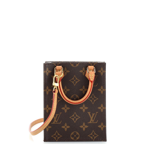 Petit Sac Plat Bag Monogram Canvas