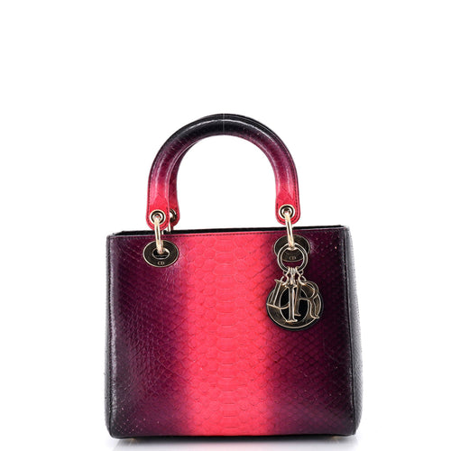 Lady Dior Bag Python Medium