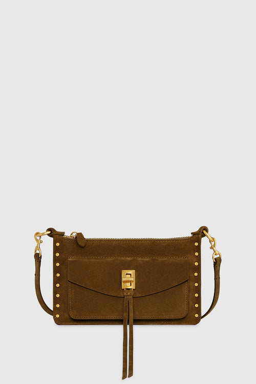 Darren Mini Top Zip Crossbody Bag In Vintage