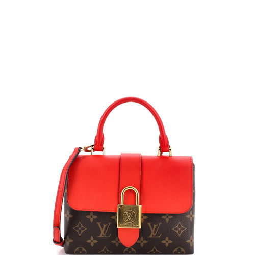 Locky Handbag Monogram Canvas with Leather BB