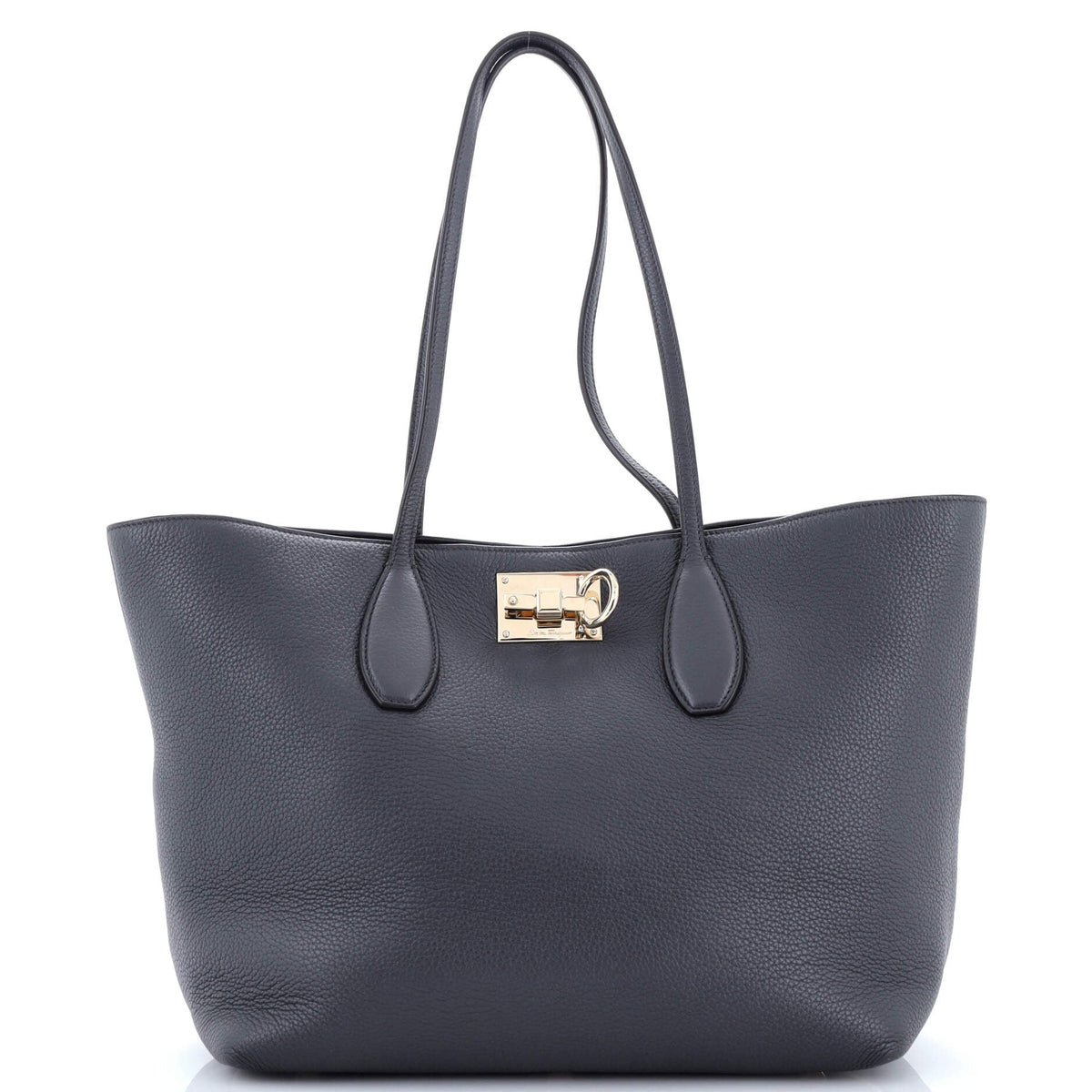 Salvatore Ferragamo Studio Tote Leather Medium