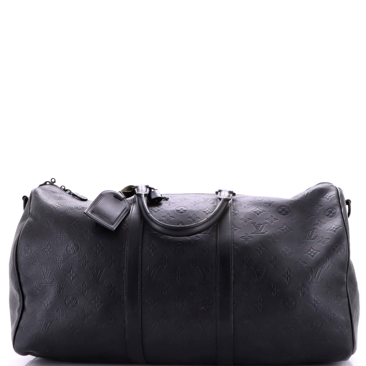 Louis Vuitton Keepall Bandouliere Bag Monogram Shadow Leather 50