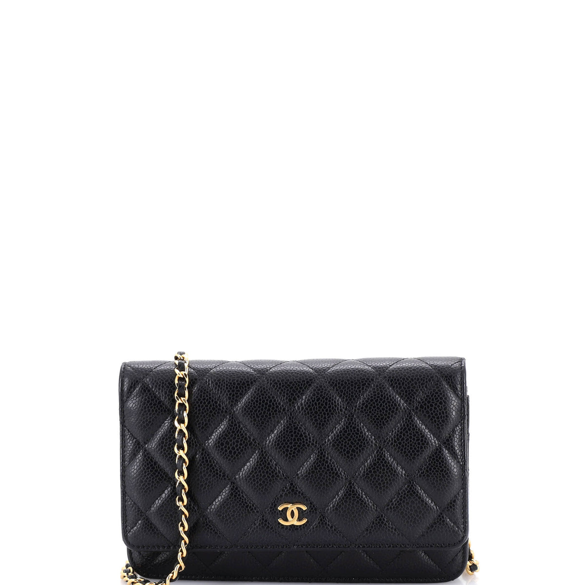 Chanel CHANEL Wallet on Chain Quilted Caviar